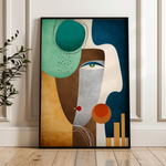 Portrait 008 Canvas Art 90 x 60 cm / Stretched on hidden frame