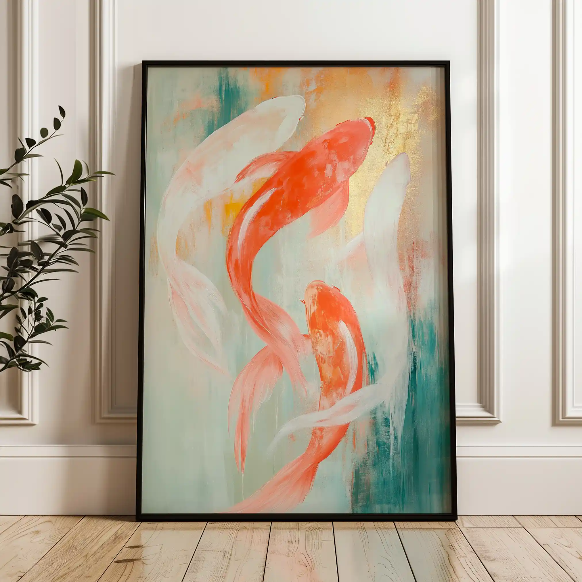 Animals 009 Canvas Art 90 x 60 cm / Stretched on hidden frame