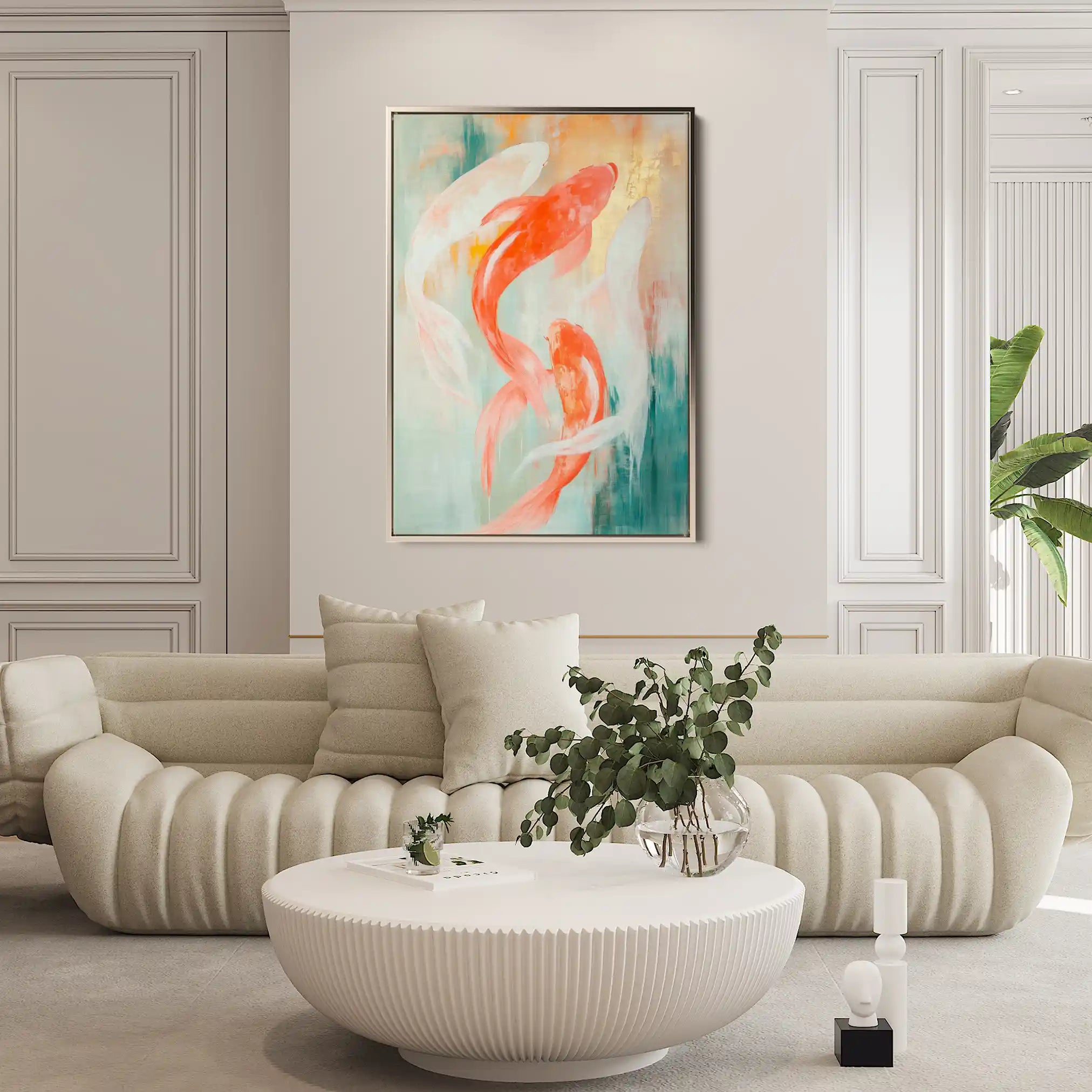 Animals 009 Canvas Art 90 x 60 cm / Stretched on hidden frame