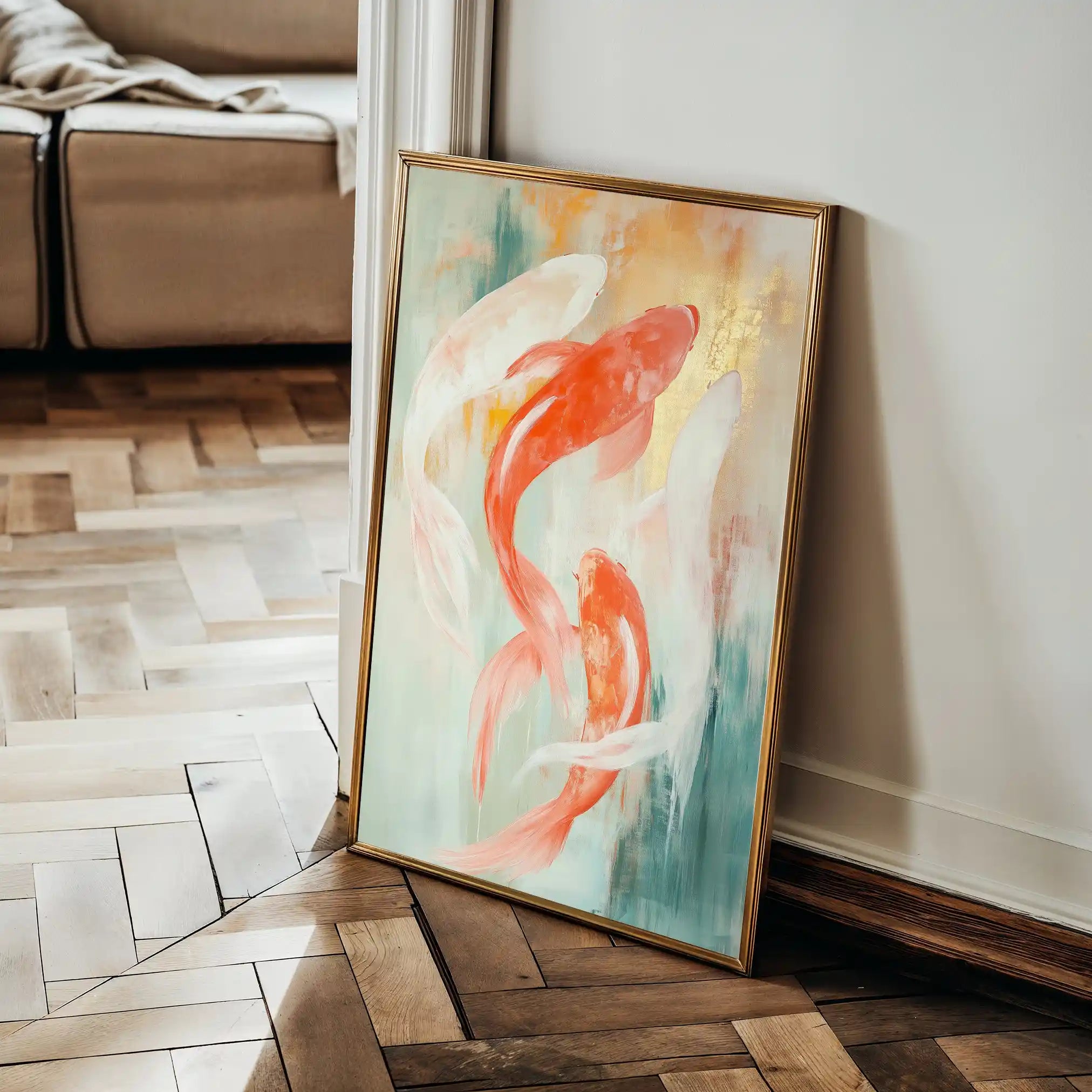 Animals 009 Canvas Art 90 x 60 cm / Stretched on hidden frame