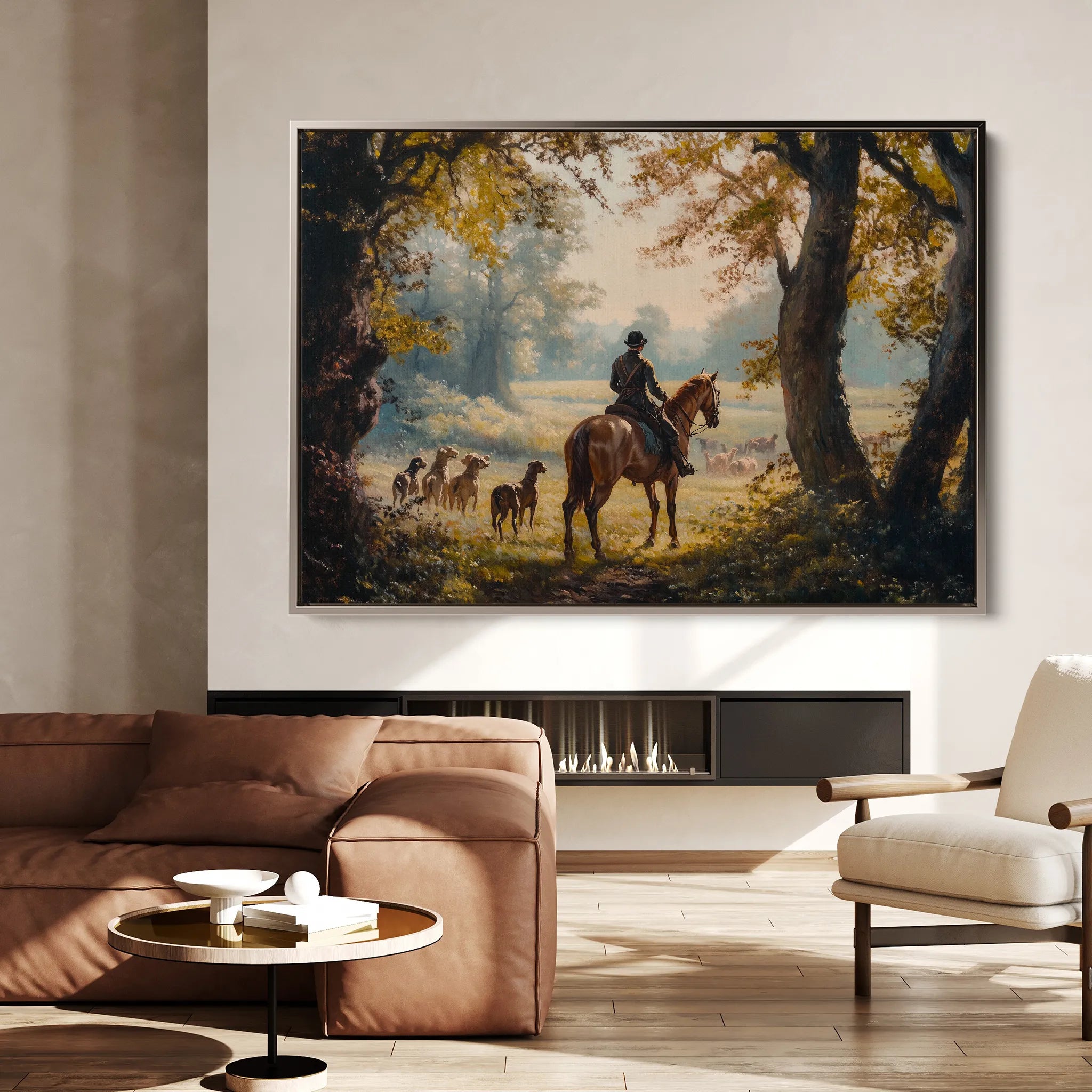 Classic Canvas Wall Art WAD009-CL 90 x 60 cm / Stretched on hidden frame