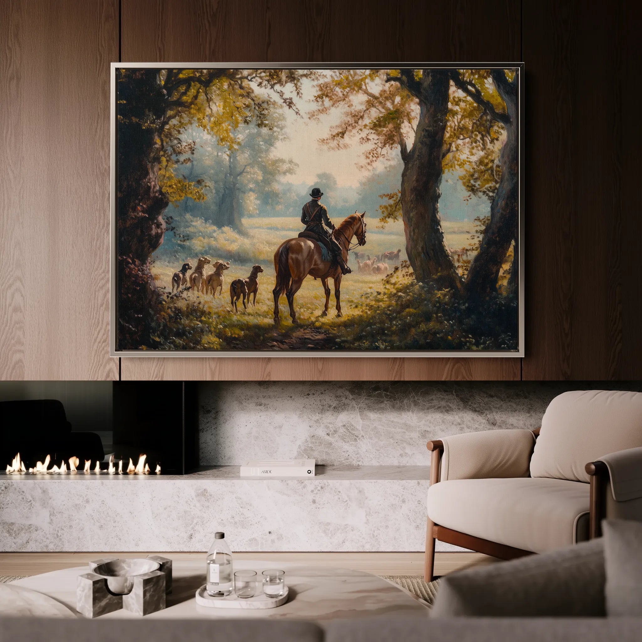 Classic Canvas Wall Art WAD009-CL 90 x 60 cm / Stretched on hidden frame
