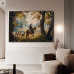 Classic 009 Canvas Art 90 x 60 cm / Stretched on hidden frame
