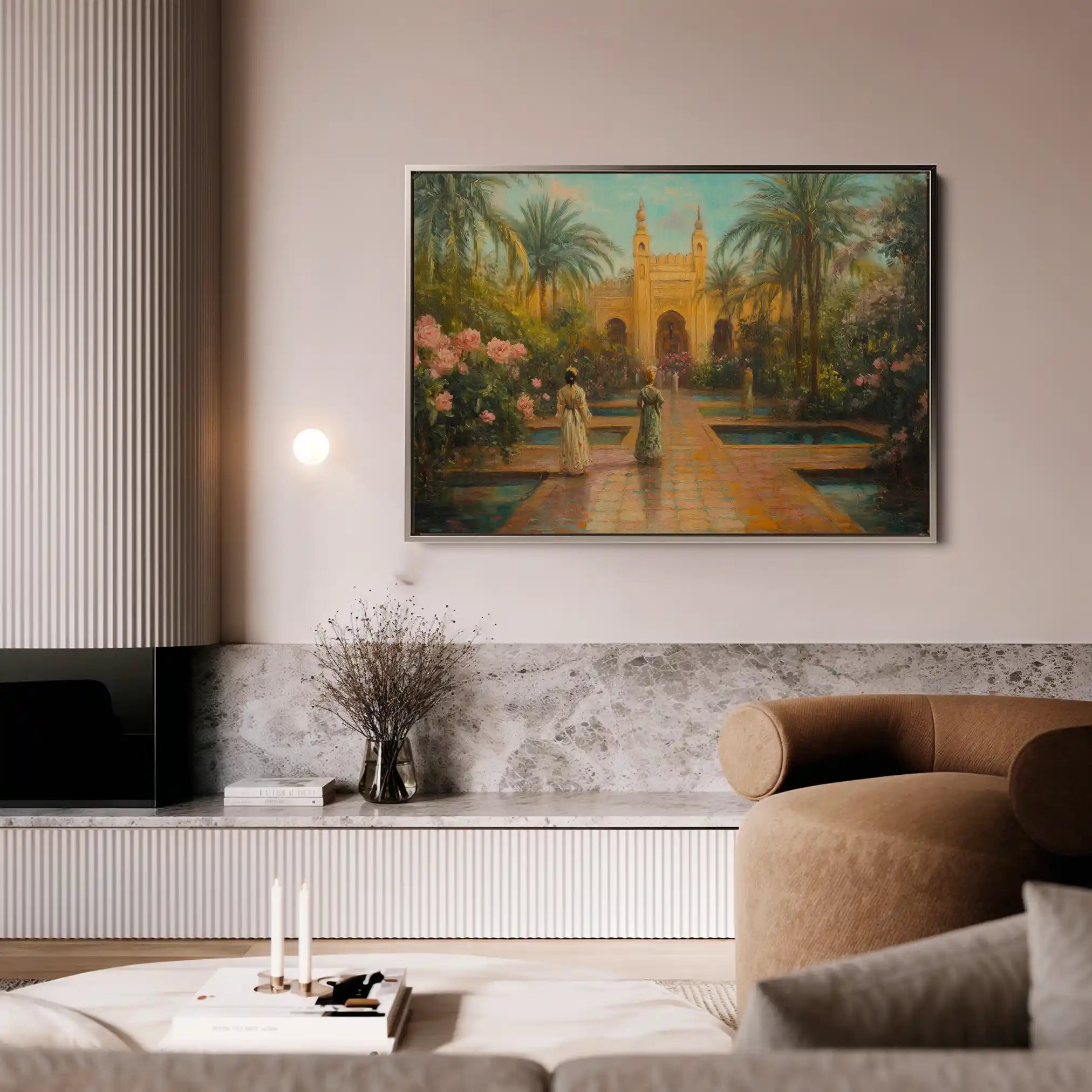 Orientalist 009 Canvas Art 90 x 60 cm / Stretched on hidden frame