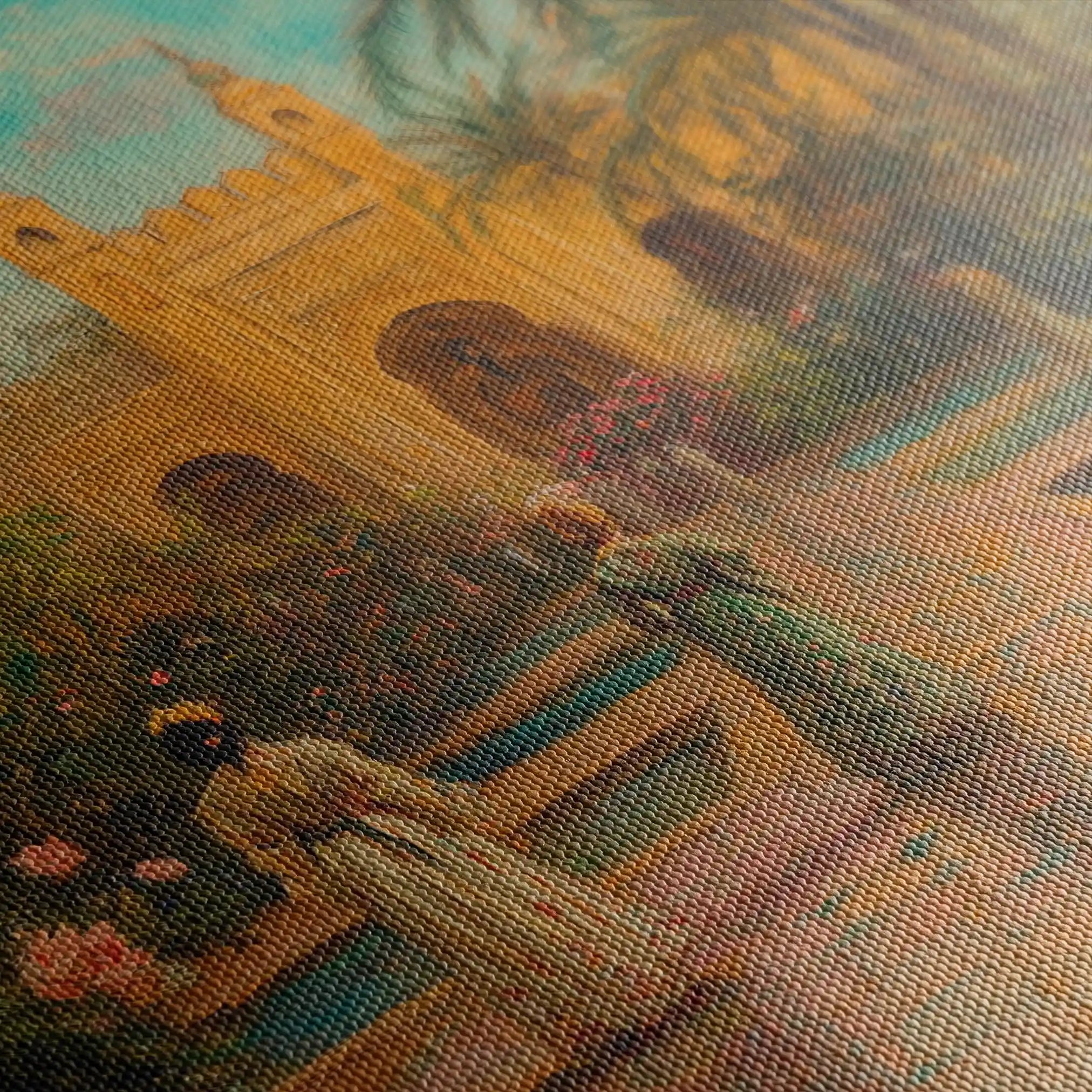 Orientalist 009 Canvas Art 90 x 60 cm / Stretched on hidden frame