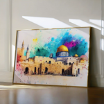 Palestine 009 Canvas Art 90 x 60 cm / Stretched on hidden frame
