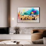 Palestine 009 Canvas Art 90 x 60 cm / Stretched on hidden frame
