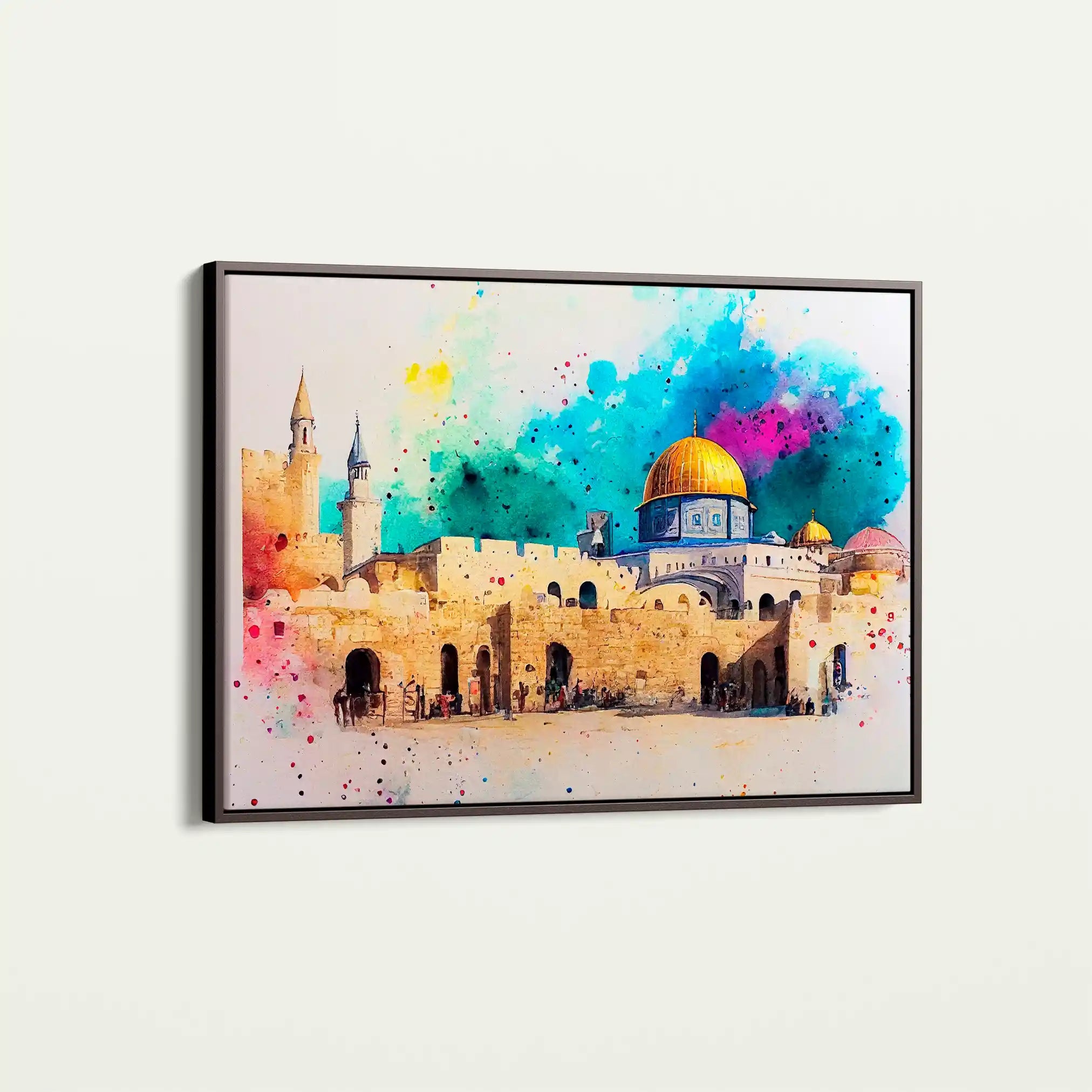 Palestine 009 Canvas Art 90 x 60 cm / Stretched on hidden frame