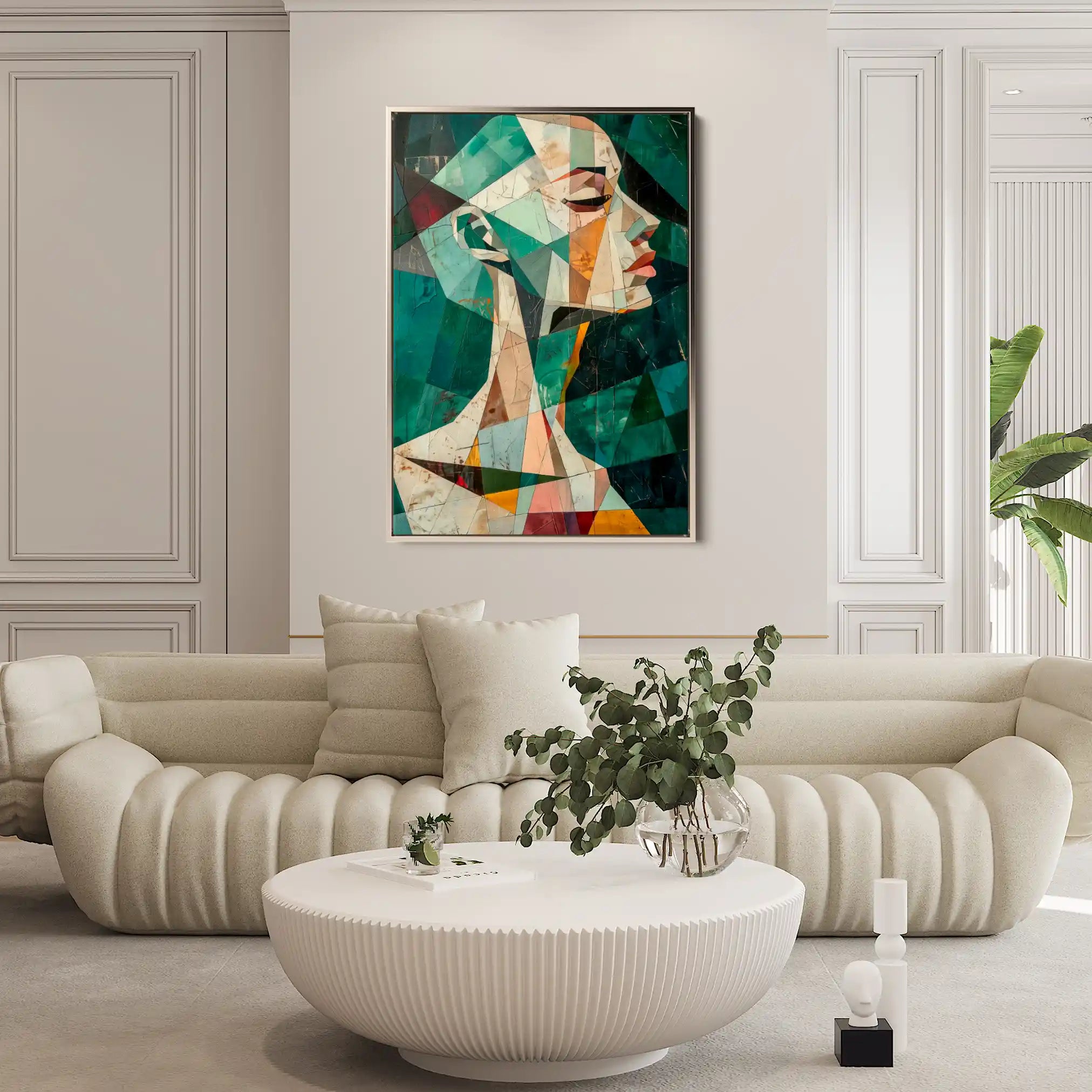 Portrait 009 Canvas Art 90 x 60 cm / Stretched on hidden frame