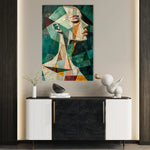 Portrait 009 Canvas Art 90 x 60 cm / Stretched on hidden frame