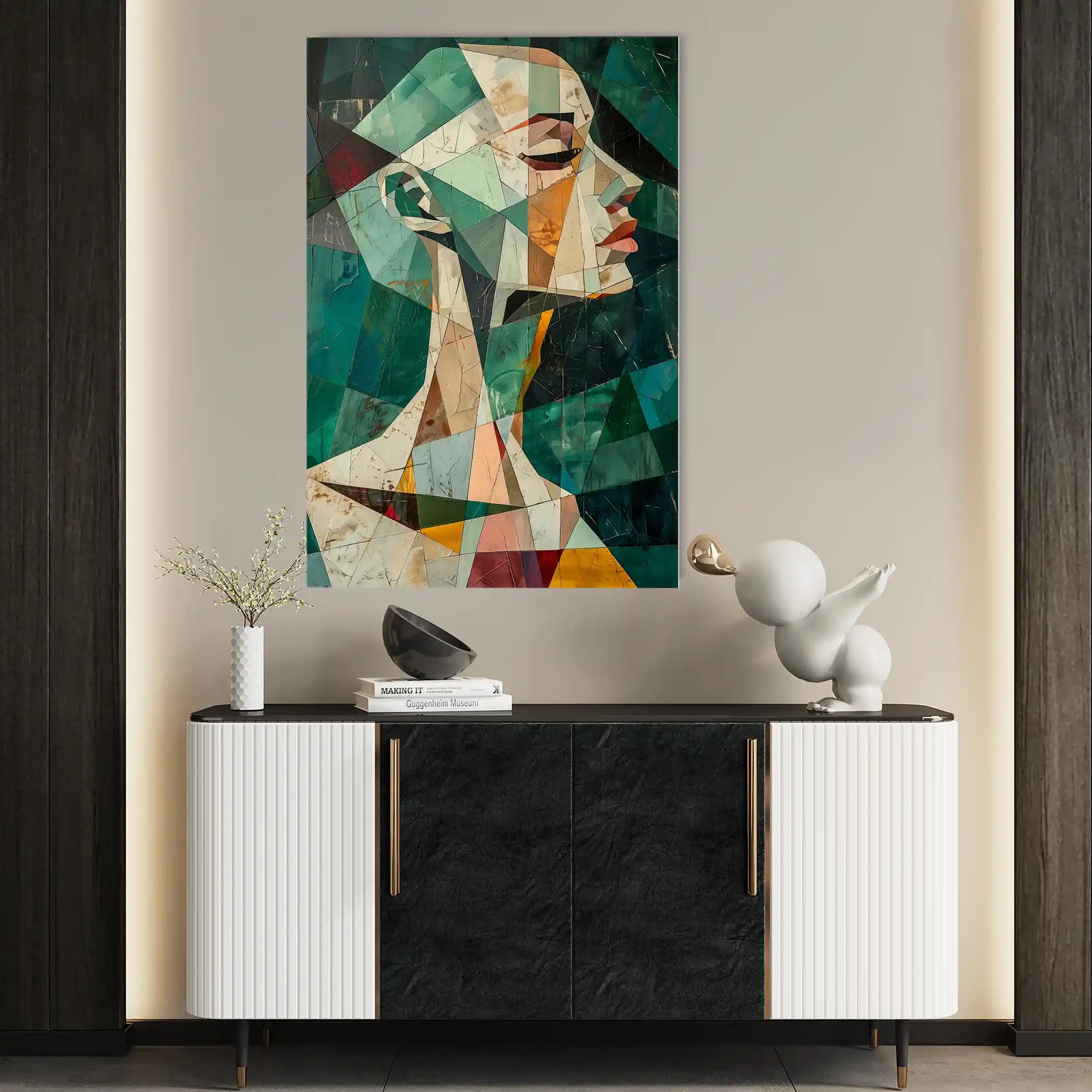 Portrait 009 Canvas Art 90 x 60 cm / Stretched on hidden frame