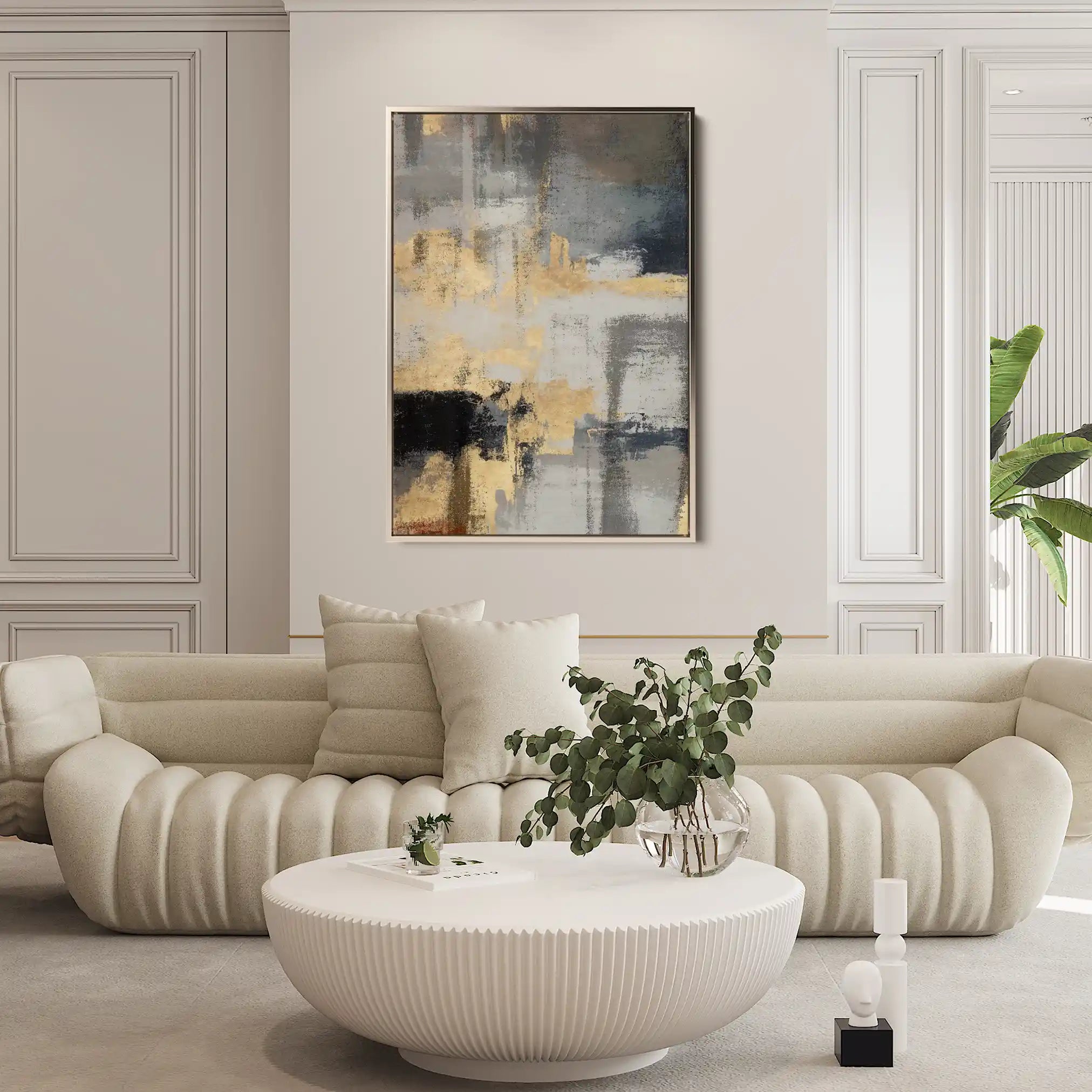 Abstract 010 Canvas Art 60 x 40 cm / Stretched on hidden frame