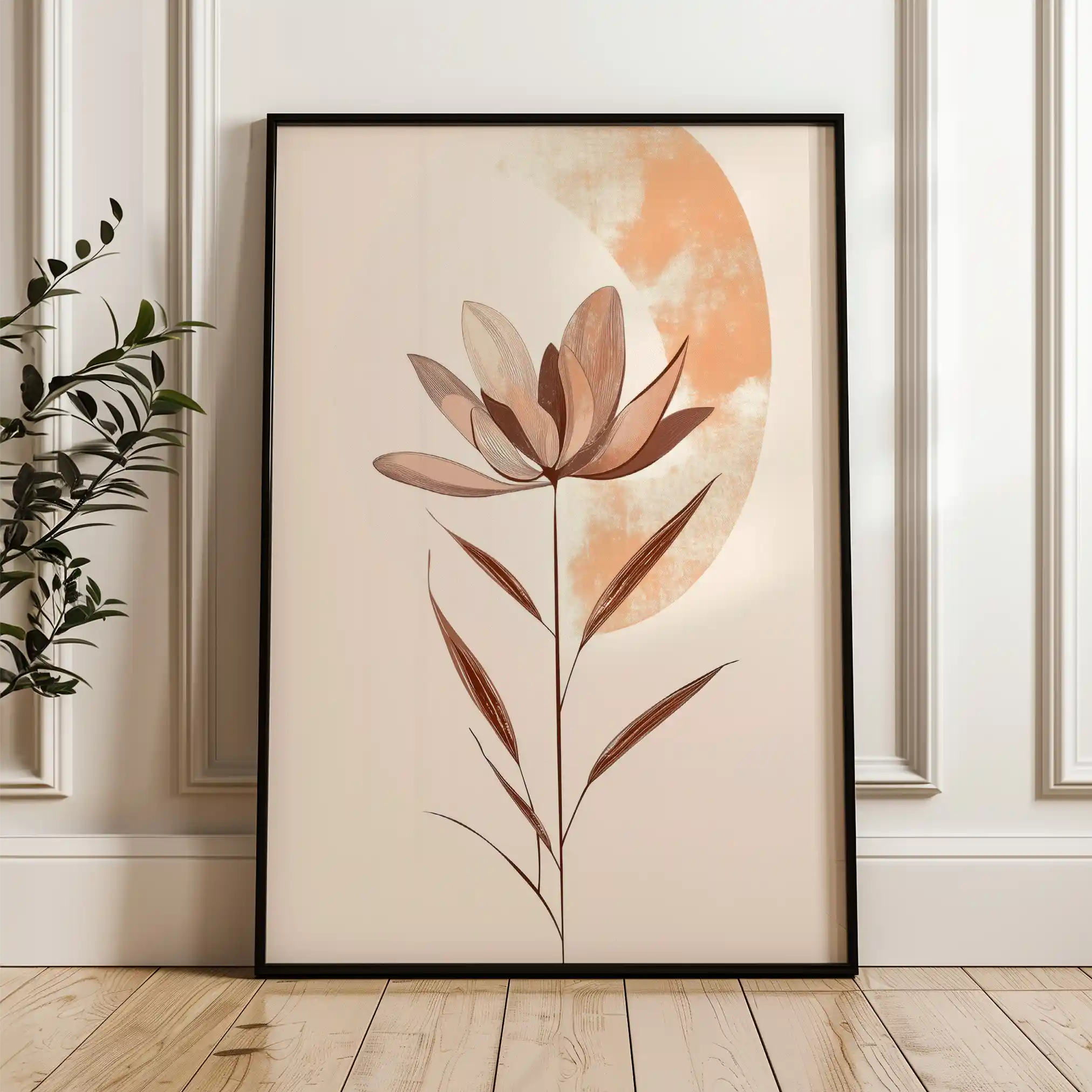 Boho 010 Canvas Art 90 x 60 cm / Stretched on hidden frame