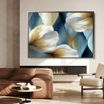 Floral Canvas Wall Art WAD010-F 90 x 60 cm / Stretched on hidden frame