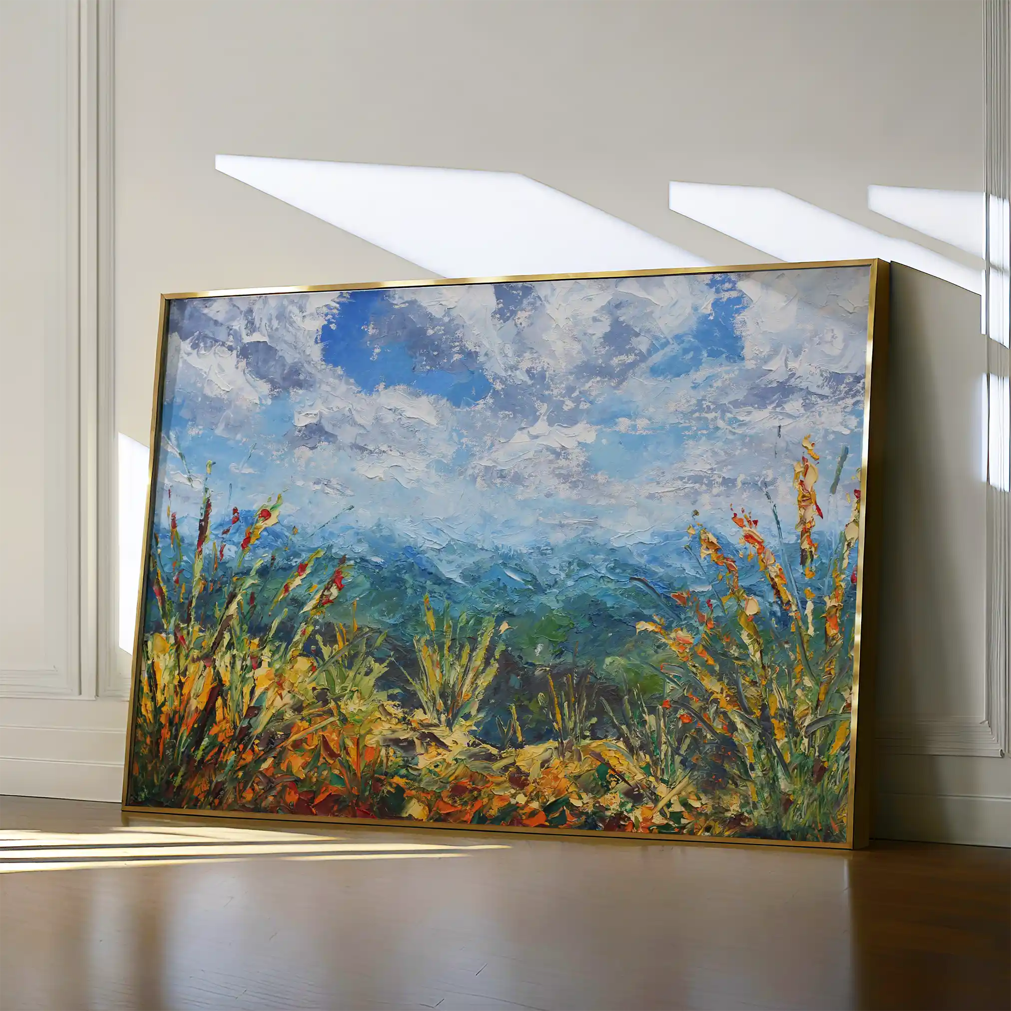 Landscape 010 Canvas Art 90 x 60 cm / Stretched on hidden frame