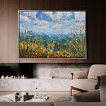 Landscape 010 Canvas Art 90 x 60 cm / Stretched on hidden frame