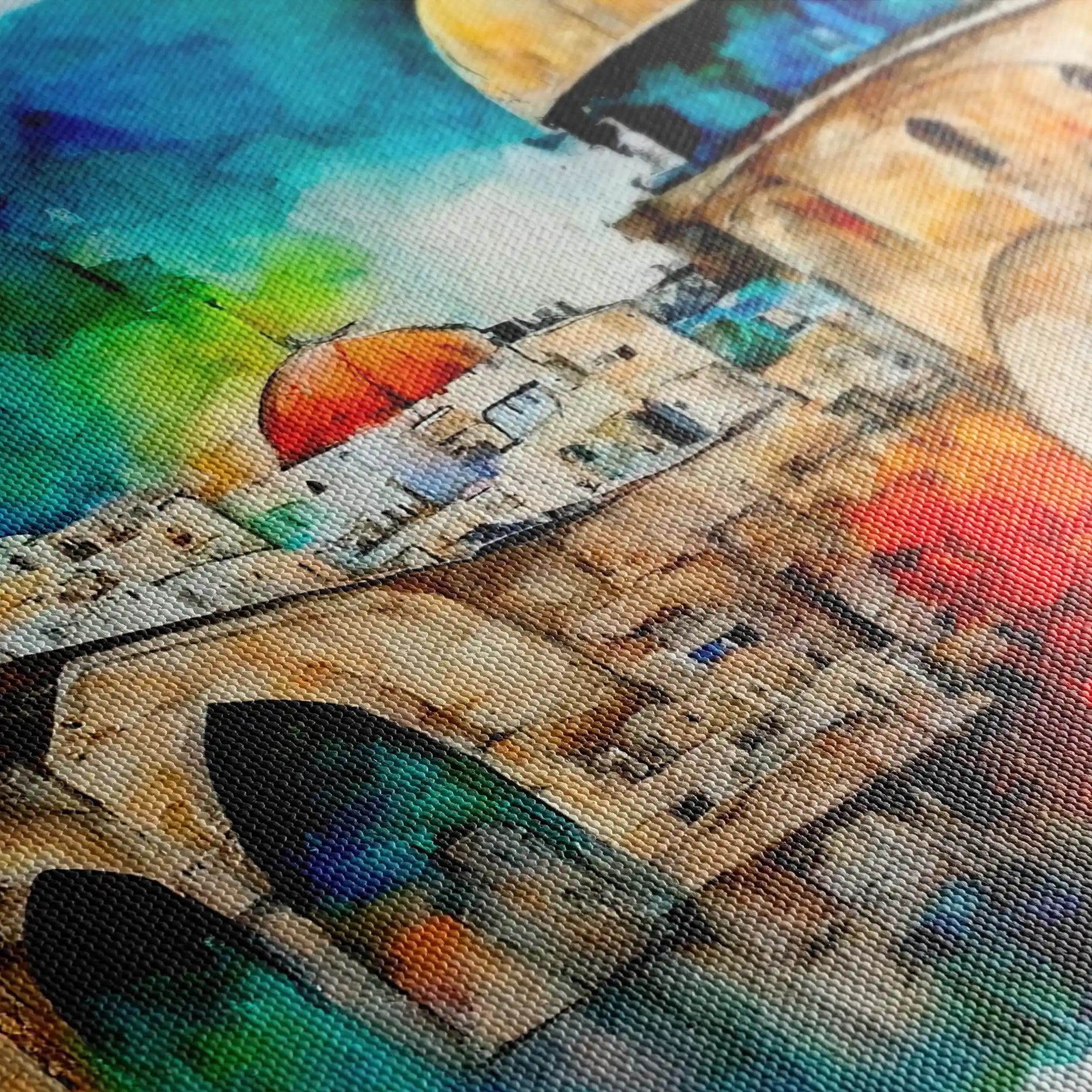 Palestine 010 Canvas Art 90 x 60 cm / Stretched on hidden frame