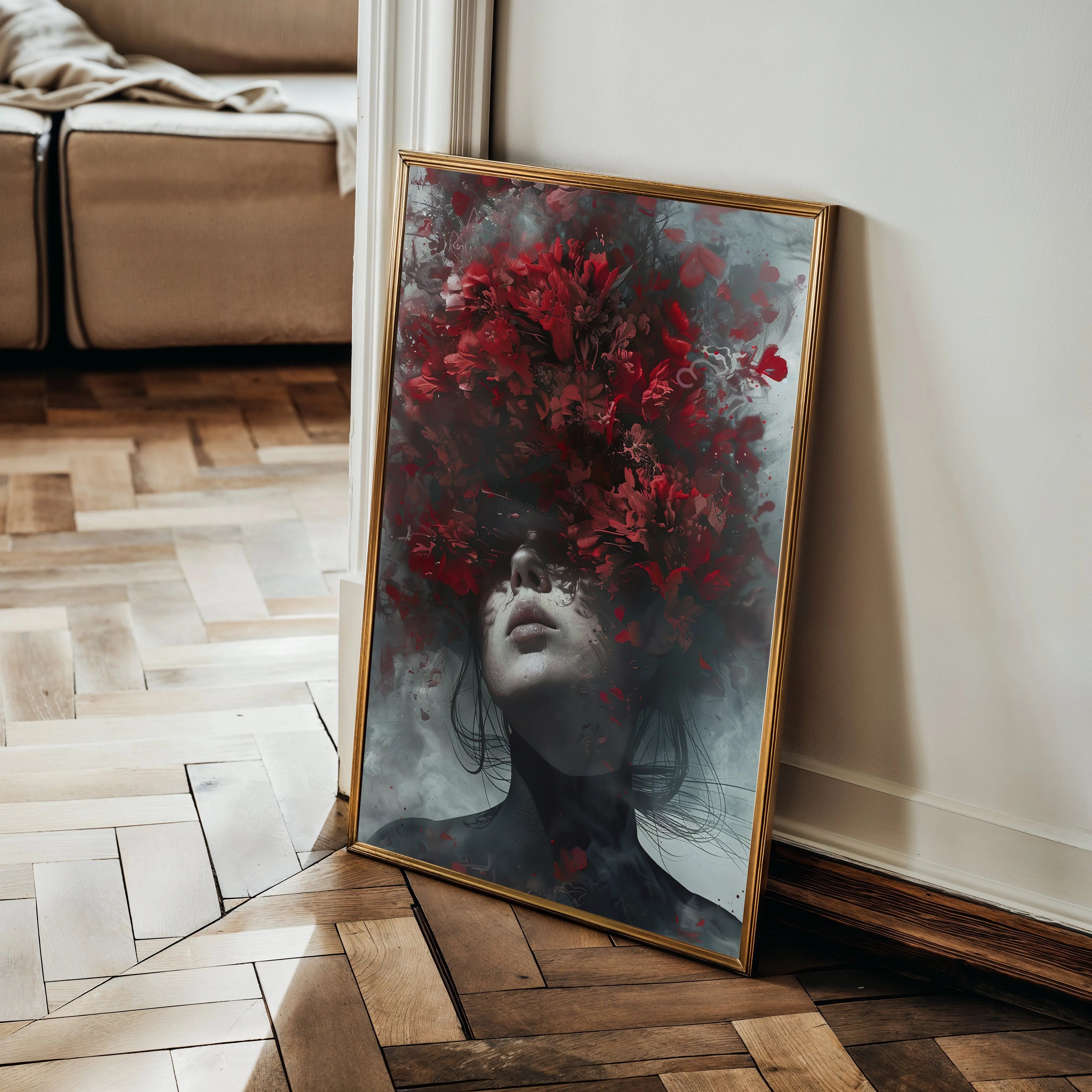 Portrait Canvas Wall Art WAD010-P 90 x 60 cm / Stretched on hidden frame