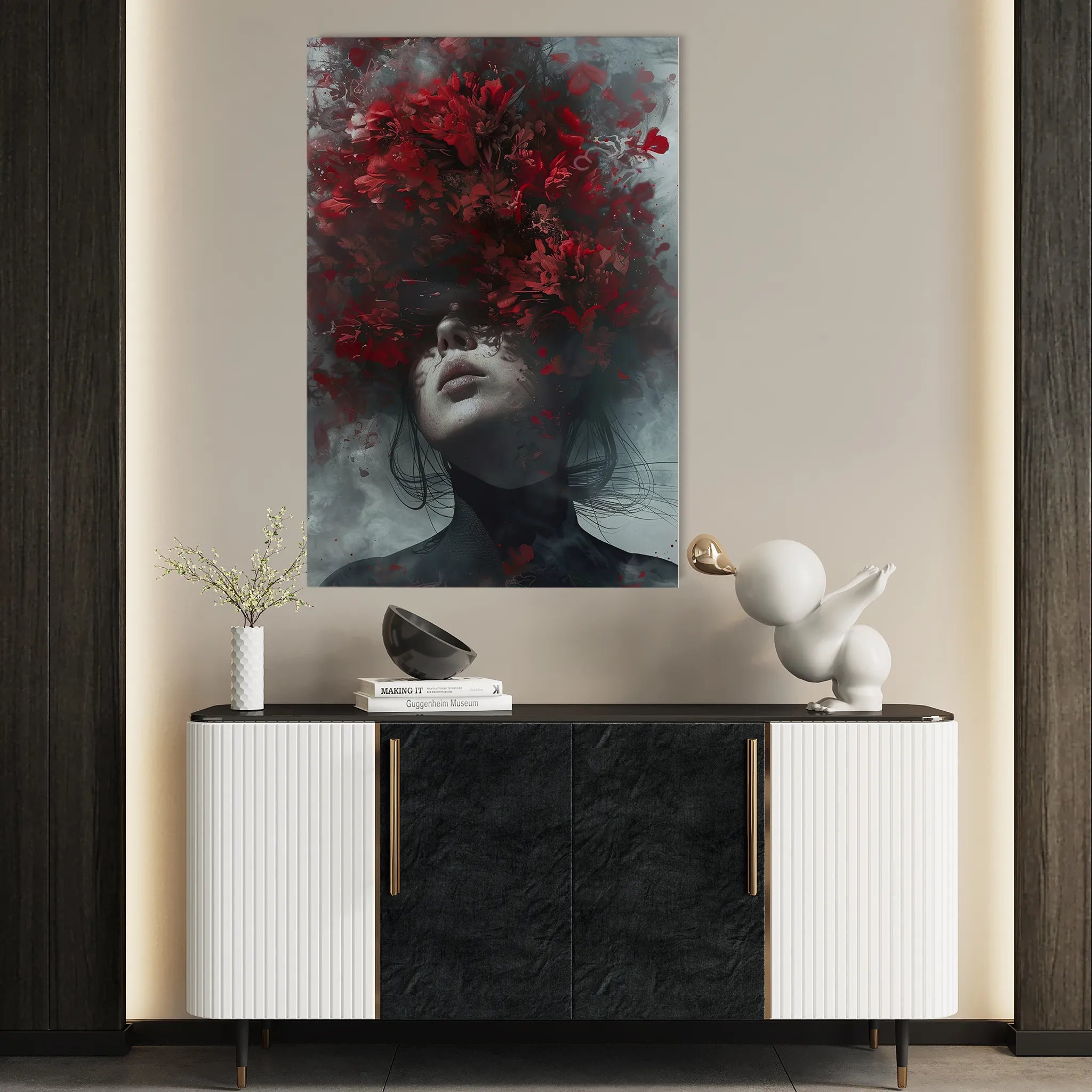 Portrait Canvas Wall Art WAD010-P 90 x 60 cm / Stretched on hidden frame
