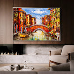 Landscape 011 Canvas Art 90 x 60 cm / Stretched on hidden frame