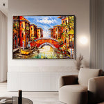 Landscape 011 Canvas Art 90 x 60 cm / Stretched on hidden frame