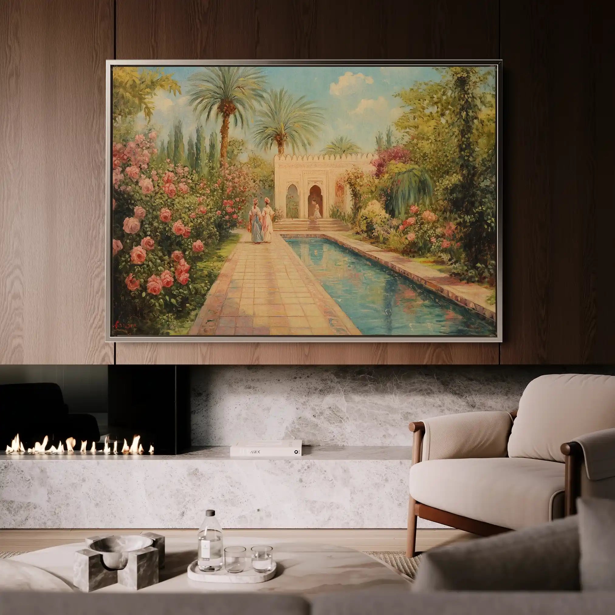 Orientalist 011 Canvas Art 90 x 60 cm / Stretched on hidden frame