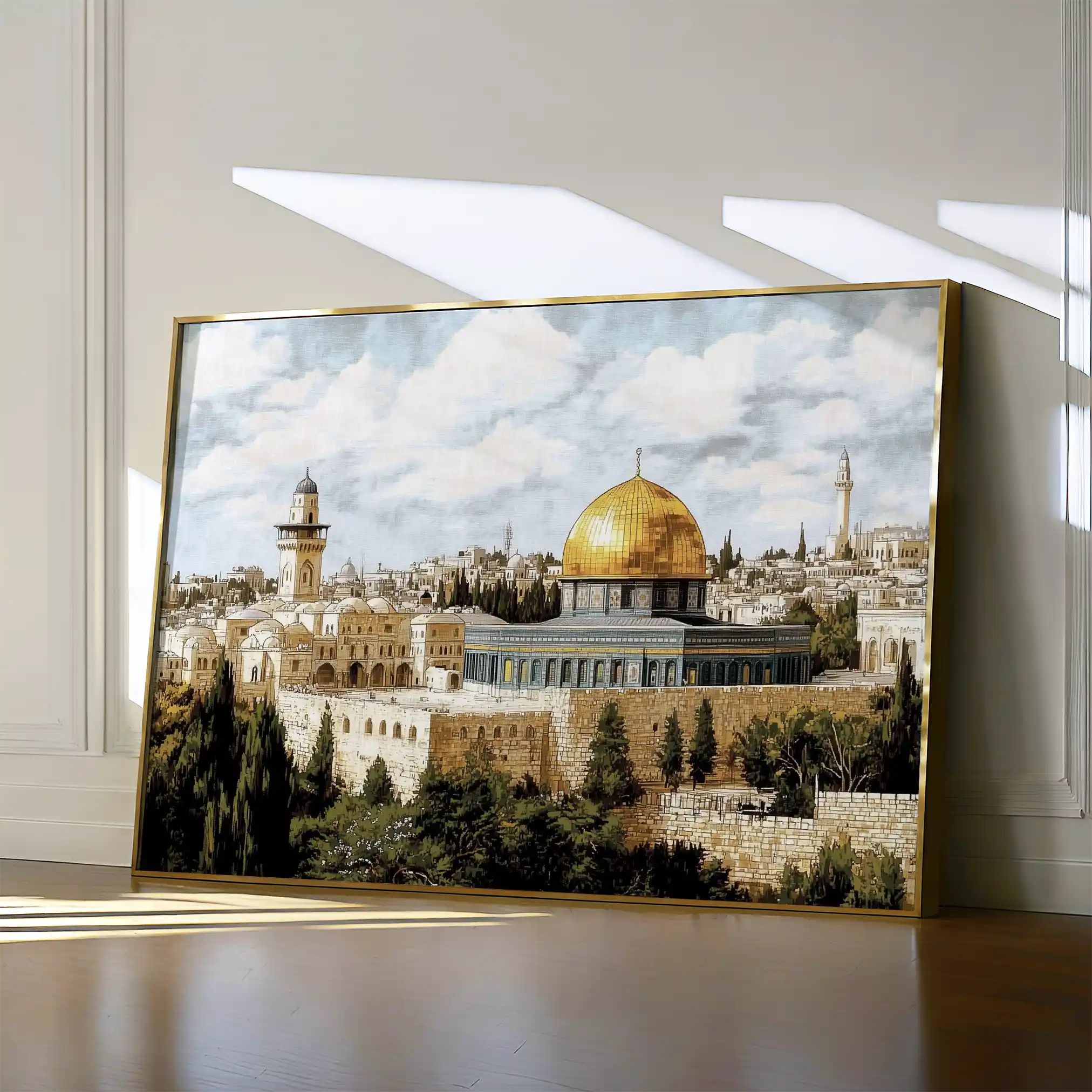 Palestine 011 Canvas Art 90 x 60 cm / Stretched on hidden frame