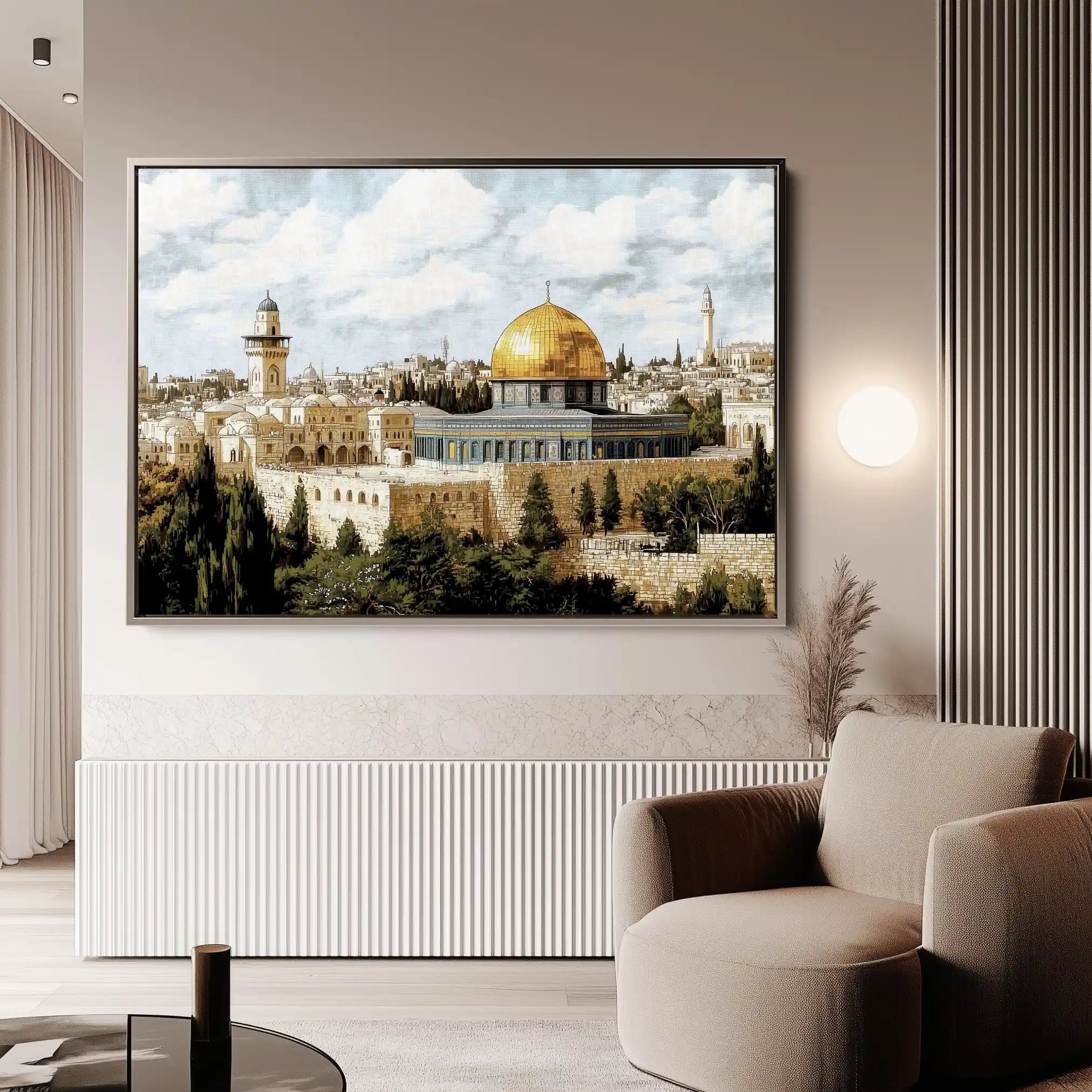 Palestine 011 Canvas Art 90 x 60 cm / Stretched on hidden frame