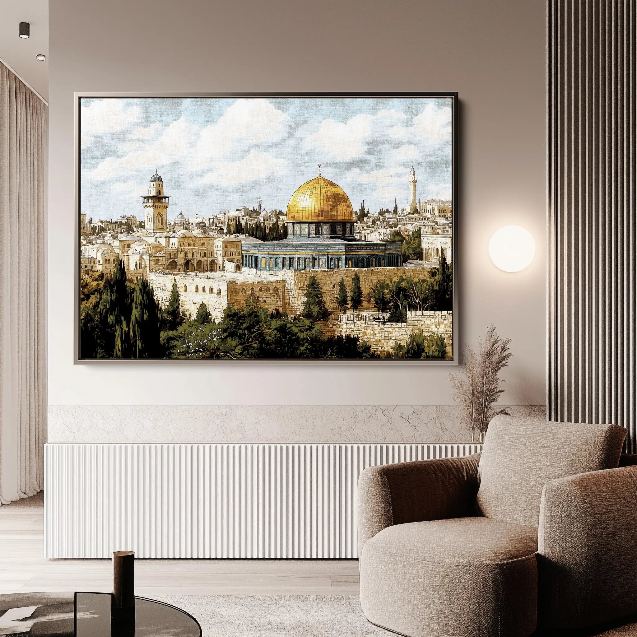 Palestine Canvas Wall Art WAD011-PL 90 x 60 cm / Stretched on hidden frame