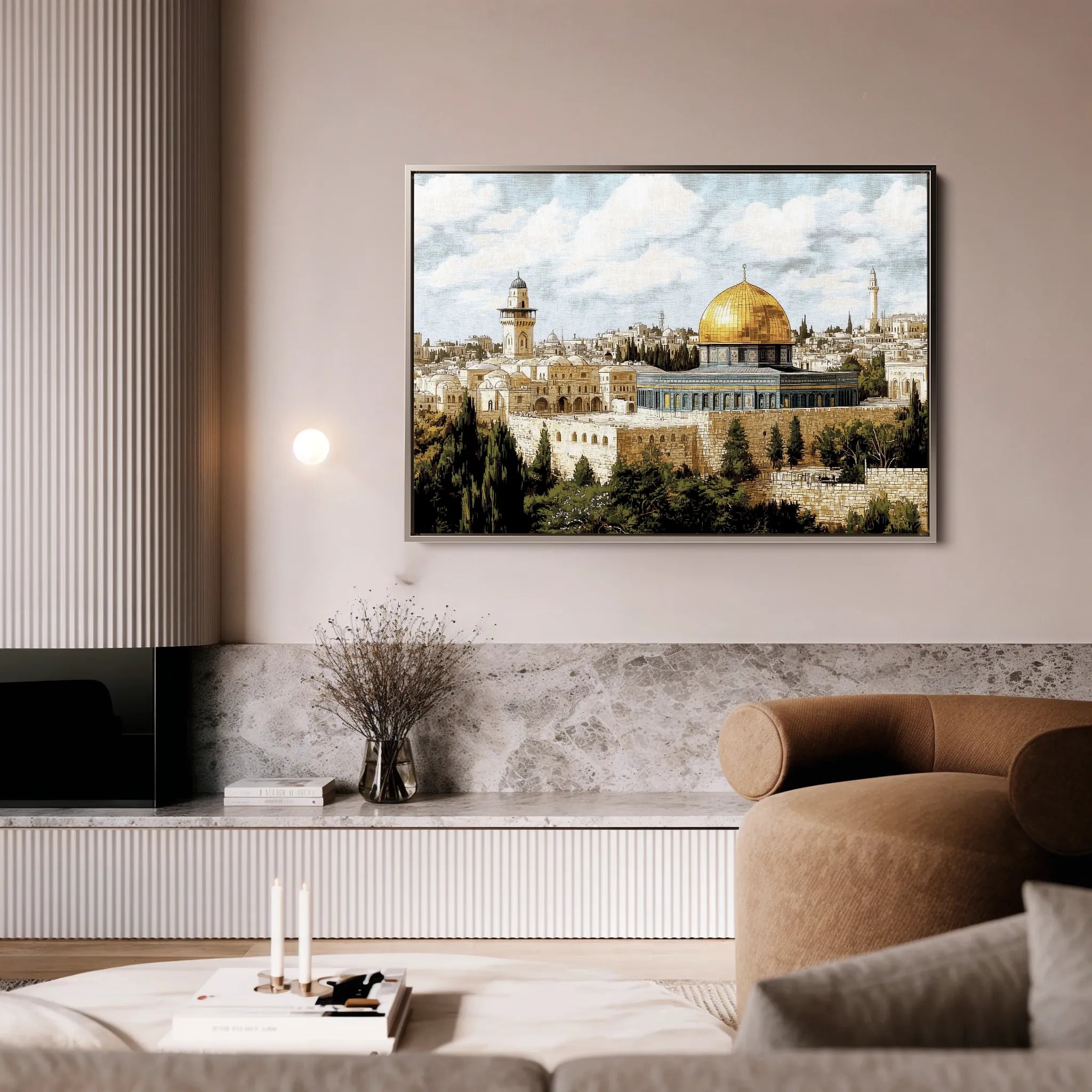 Palestine Canvas Wall Art WAD011-PL 90 x 60 cm / Stretched on hidden frame