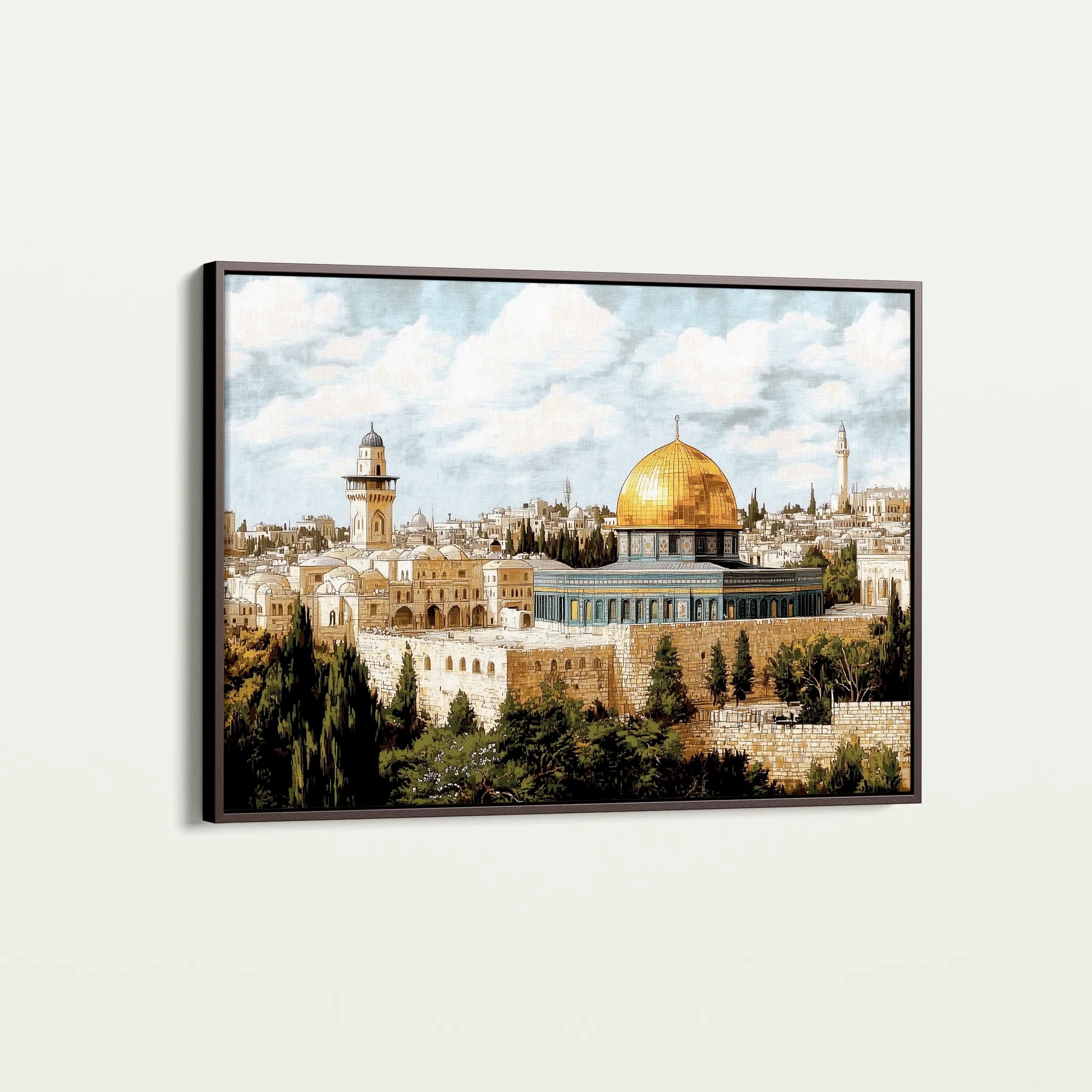 Palestine Canvas Wall Art WAD011-PL 90 x 60 cm / Stretched on hidden frame