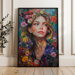 Portrait 011 Canvas Art 90 x 60 cm / Stretched on hidden frame