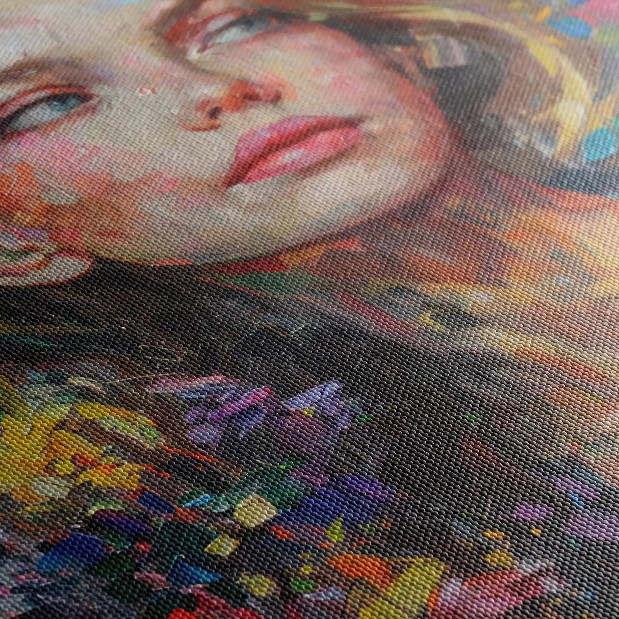 Portrait 011 Canvas Art 90 x 60 cm / Stretched on hidden frame