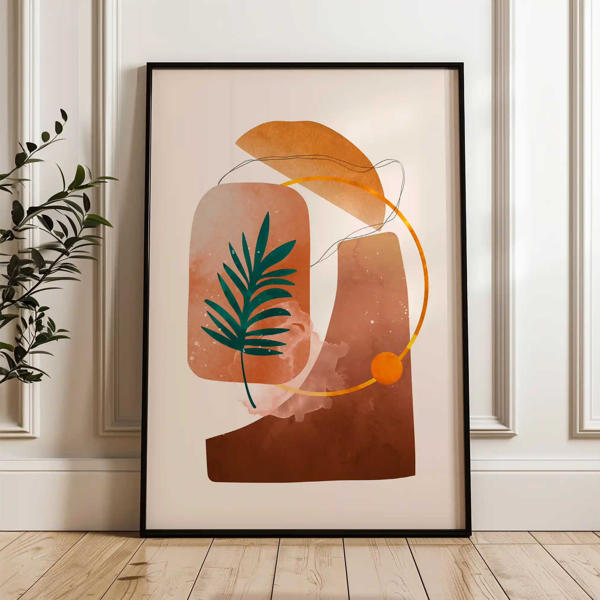 Boho 012 Canvas Art 90 x 60 cm / Stretched on hidden frame