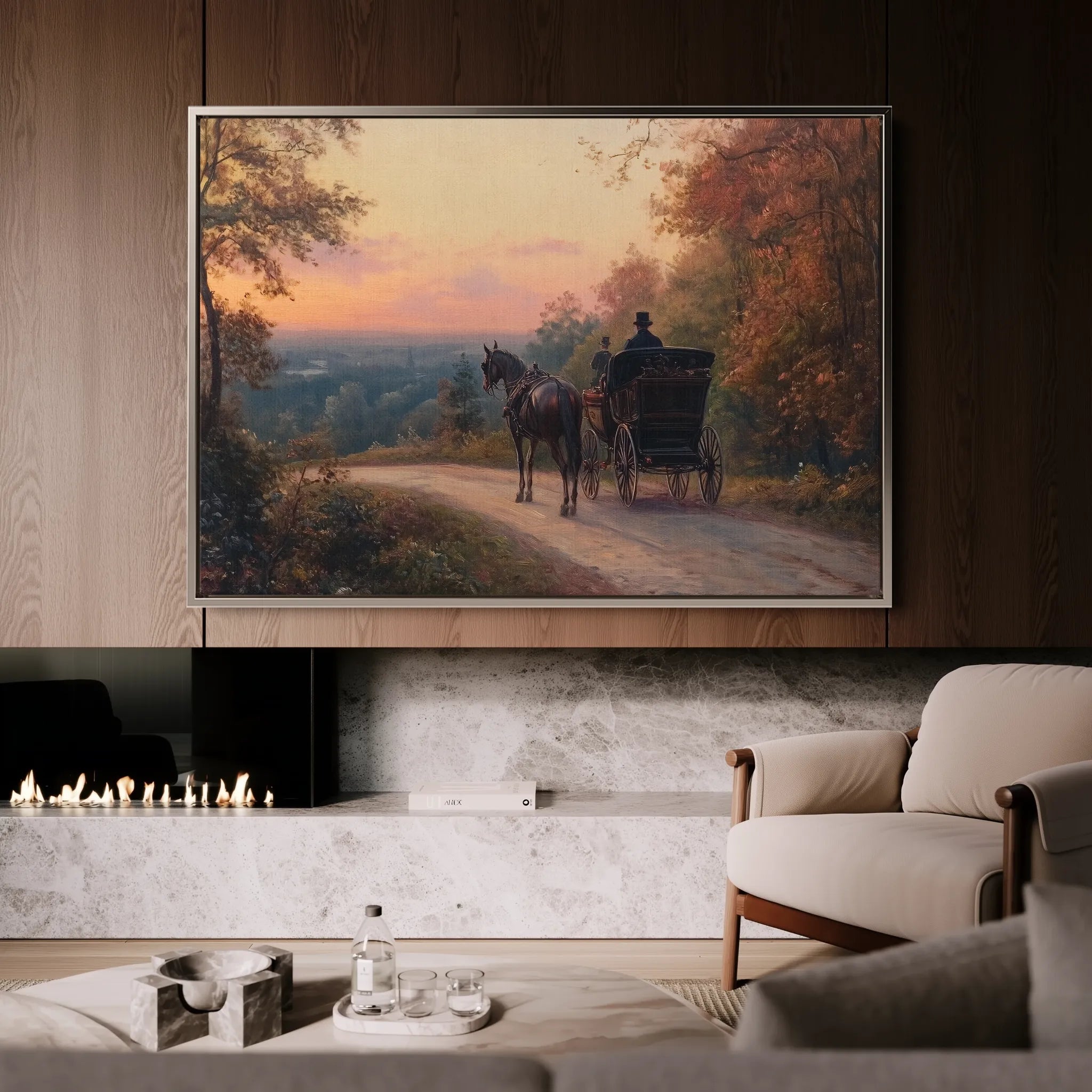 Classic Canvas Wall Art WAD012-CL 90 x 60 cm / Stretched on hidden frame