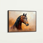 Horses 012 Canvas Art 90 x 60 cm / Stretched on hidden frame