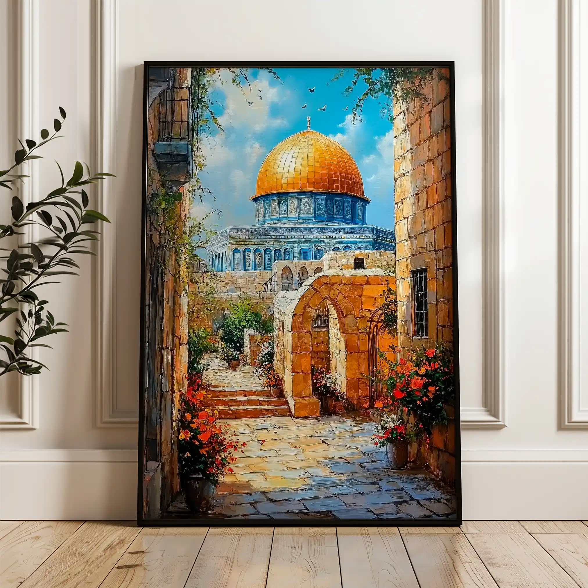 Palestine 012 Canvas Art 90 x 60 cm / Stretched on hidden frame