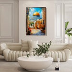 Palestine 012 Canvas Art 90 x 60 cm / Stretched on hidden frame