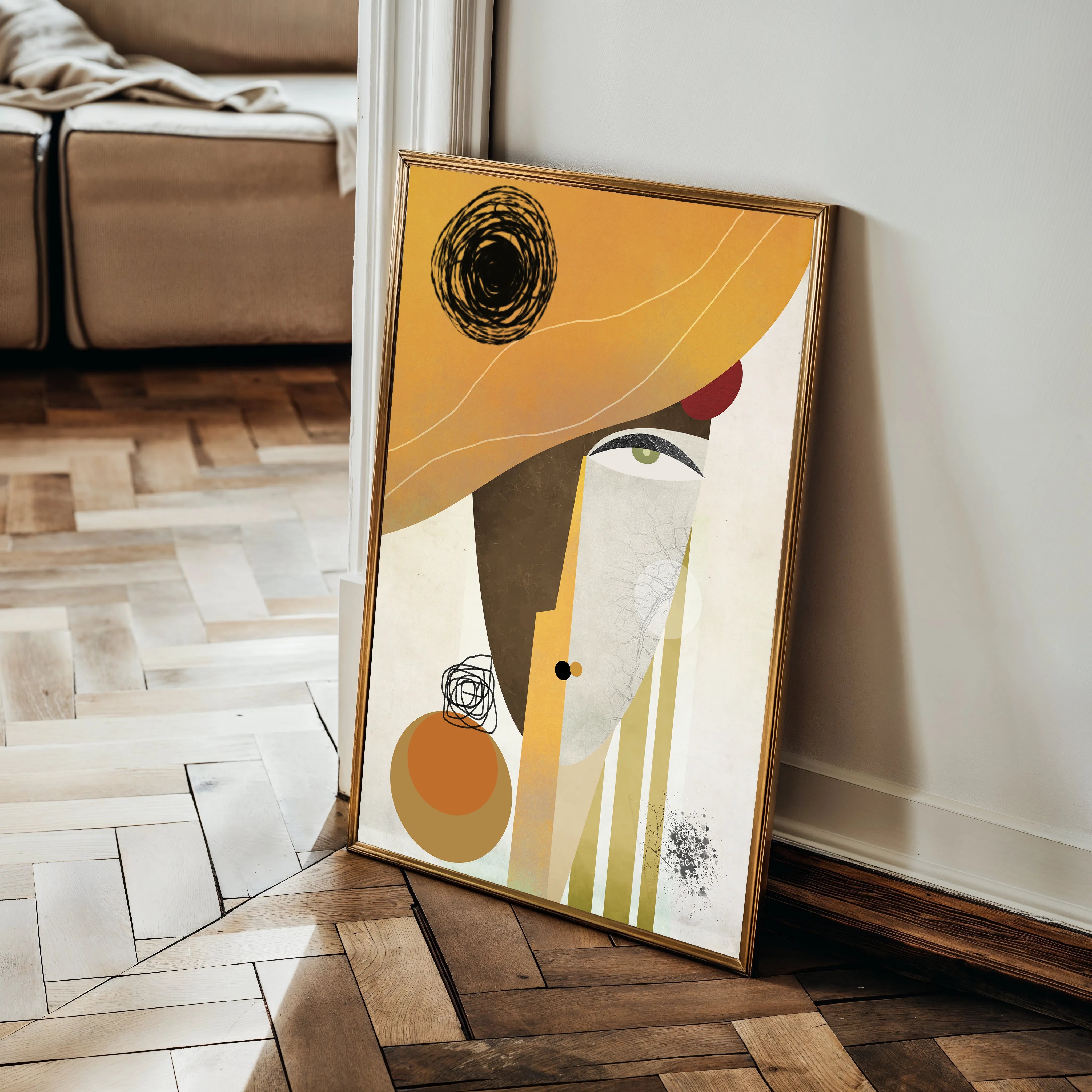Portrait Canvas Wall Art WAD012-P 90 x 60 cm / Stretched on hidden frame