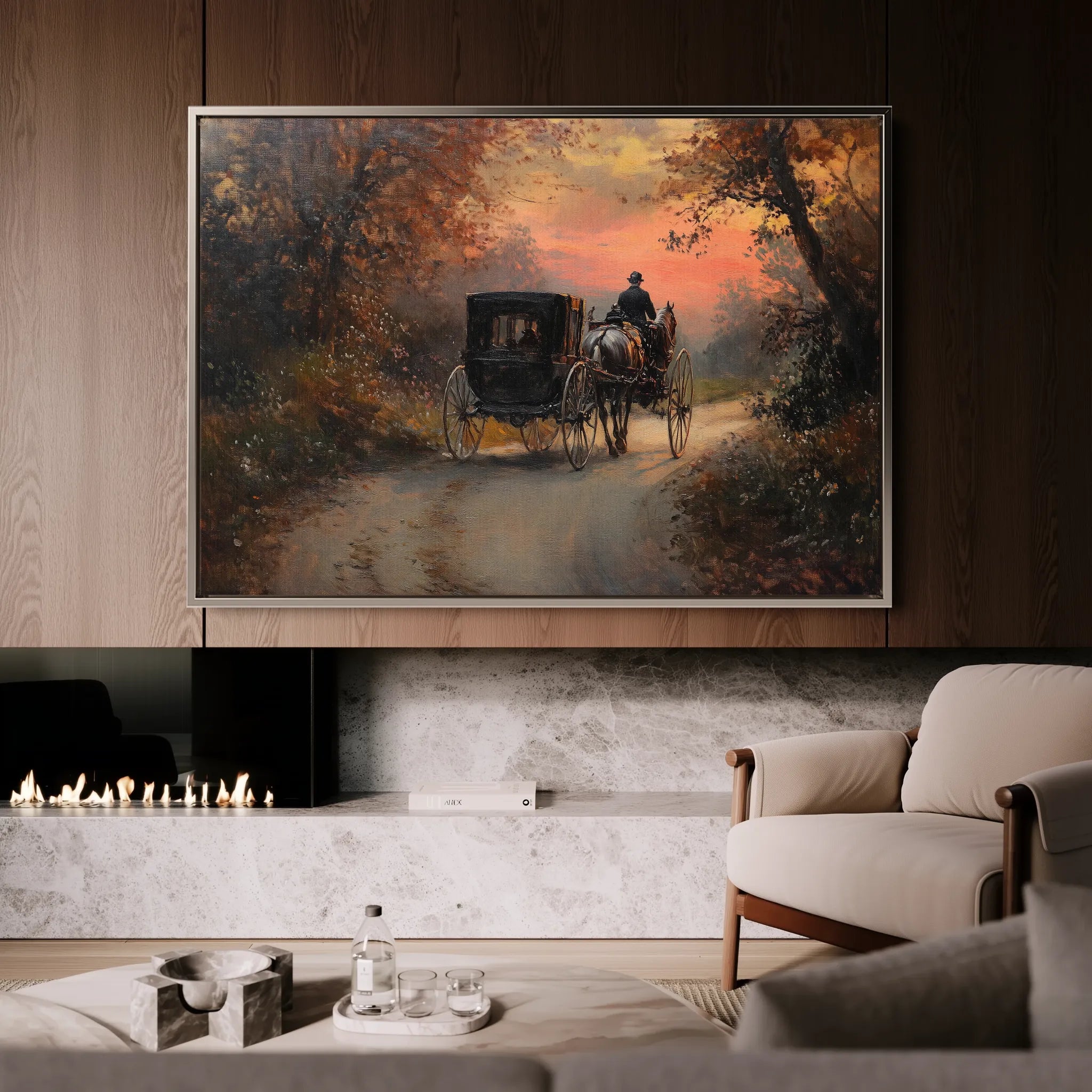 Classic Canvas Wall Art WAD013-CL 90 x 60 cm / Stretched on hidden frame