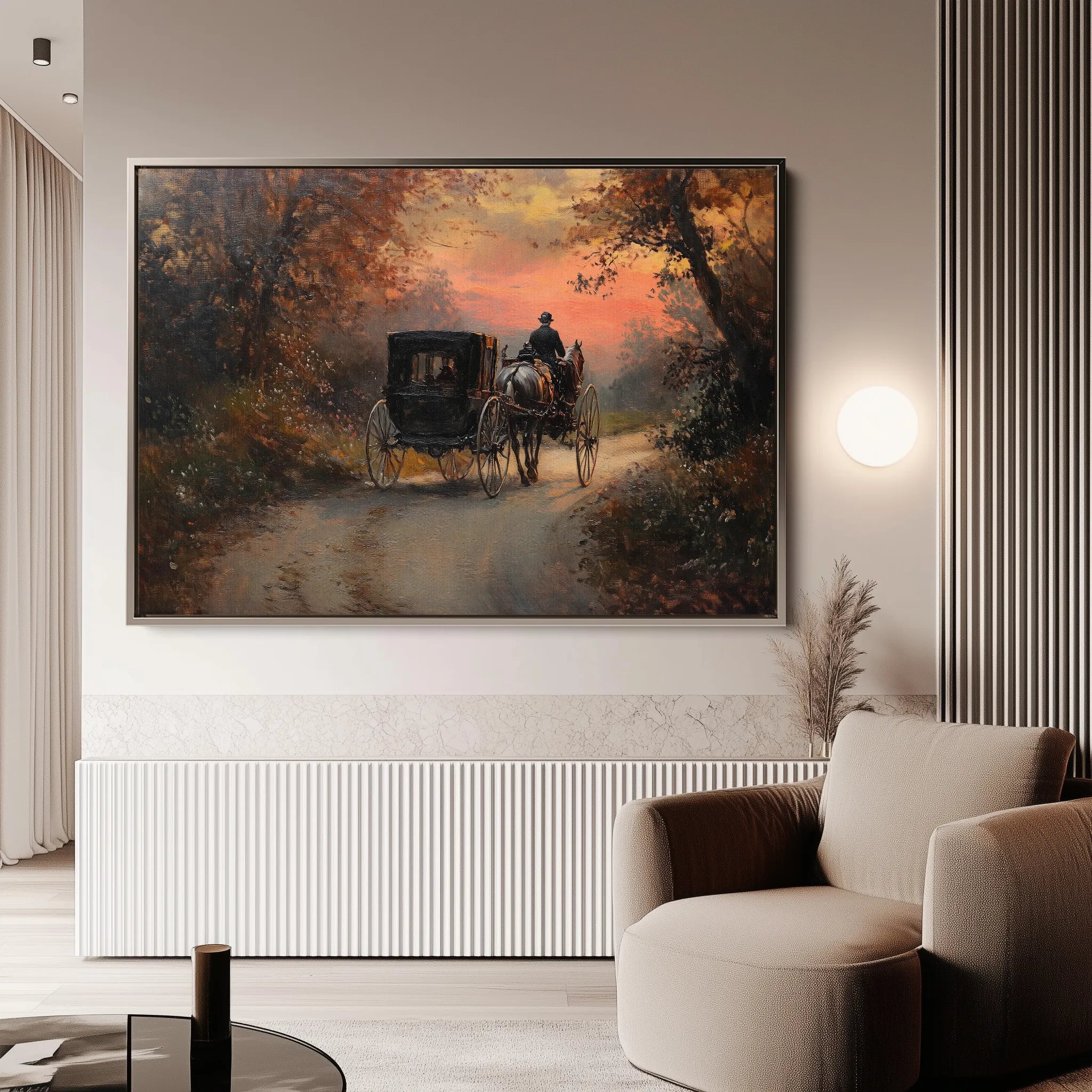 Classic Canvas Wall Art WAD013-CL 90 x 60 cm / Stretched on hidden frame