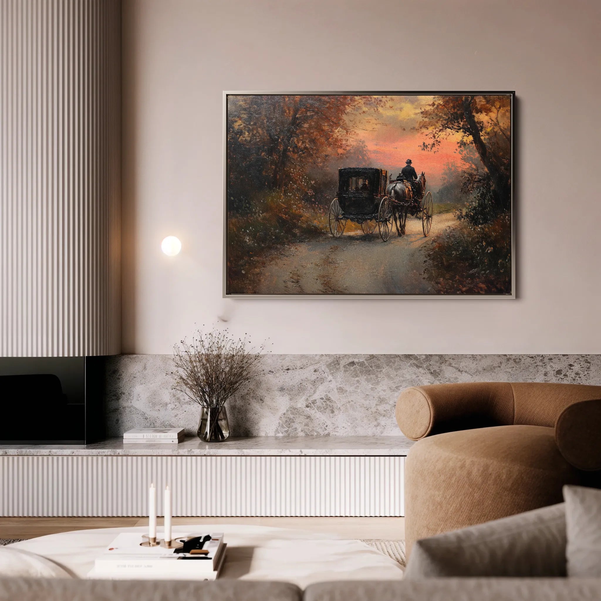 Classic Canvas Wall Art WAD013-CL 90 x 60 cm / Stretched on hidden frame