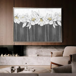 Floral Canvas Wall Art WAD013-F 90 x 60 cm / Stretched on hidden frame