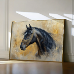 Horses 013 Canvas Art 90 x 60 cm / Stretched on hidden frame