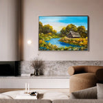 Landscape 013 Canvas Art 90 x 60 cm / Stretched on hidden frame