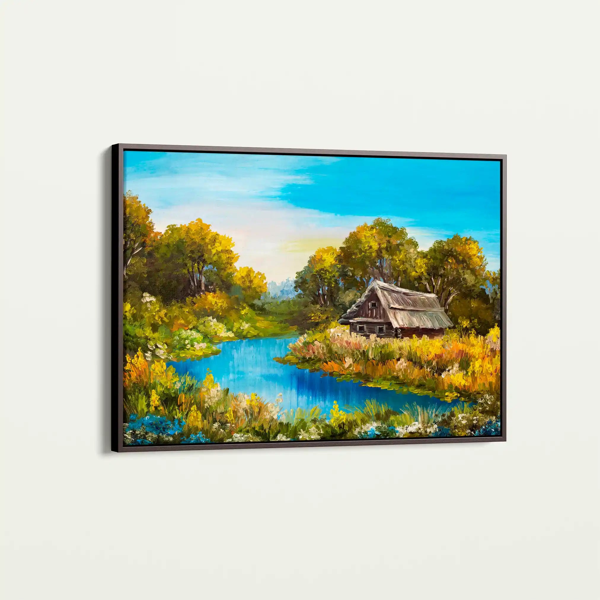 Landscape 013 Canvas Art 90 x 60 cm / Stretched on hidden frame