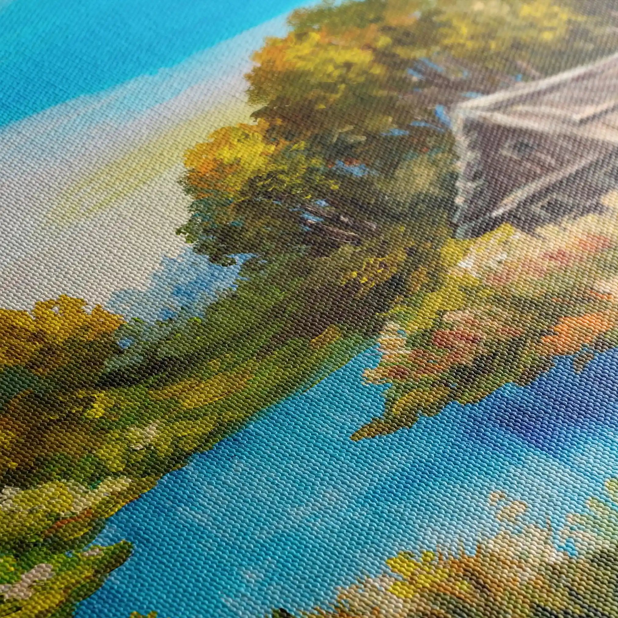 Landscape 013 Canvas Art 90 x 60 cm / Stretched on hidden frame