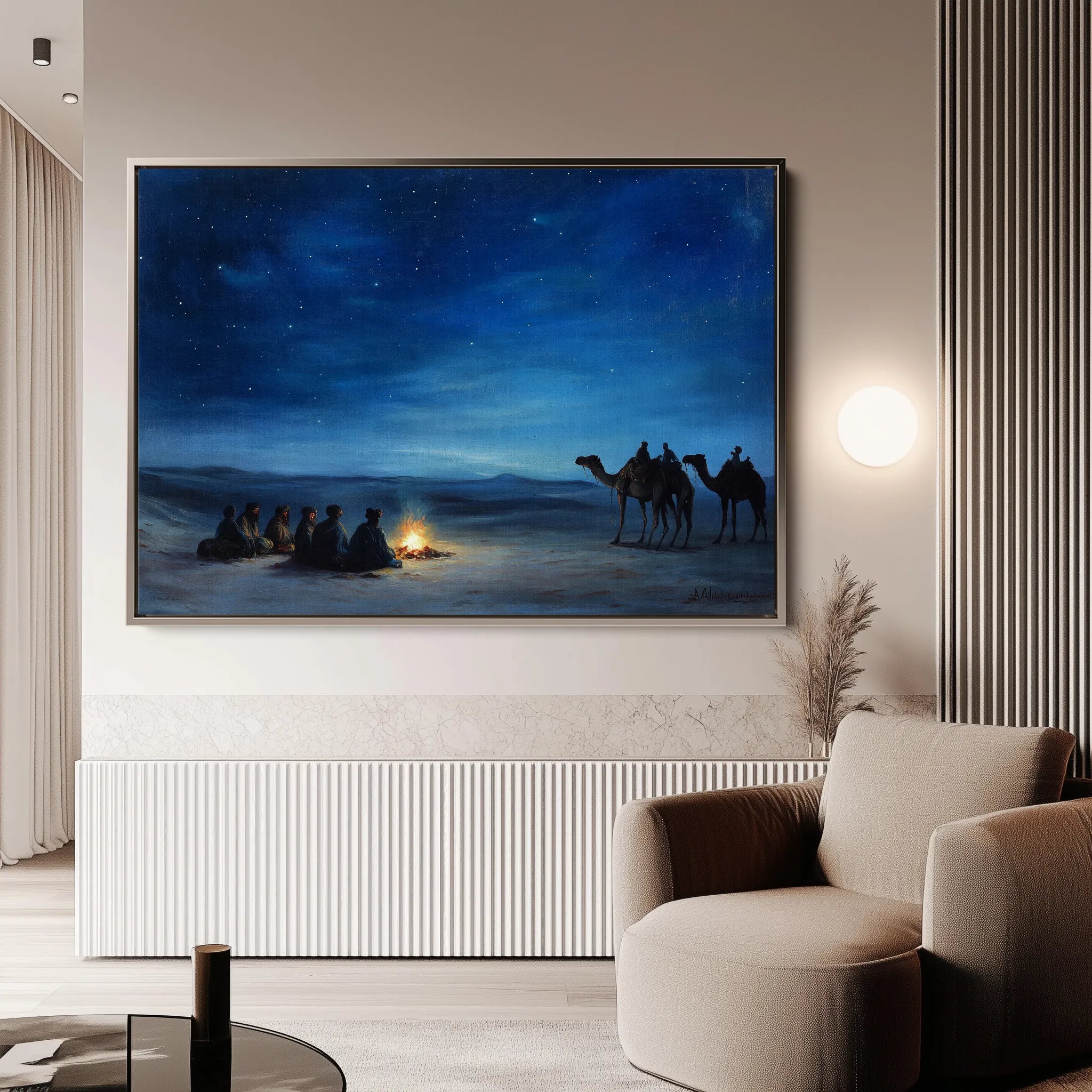 Orientalist Canvas Wall Art WAD013-OR 90 x 60 cm / Stretched on hidden frame