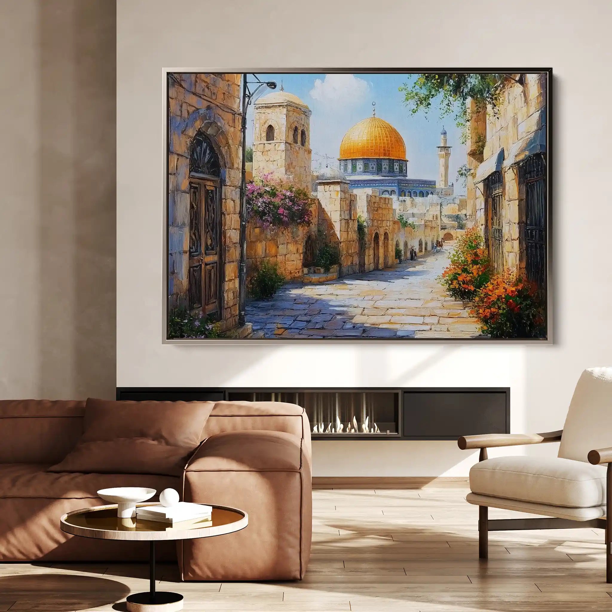 Palestine 013 Canvas Art 90 x 60 cm / Stretched on hidden frame