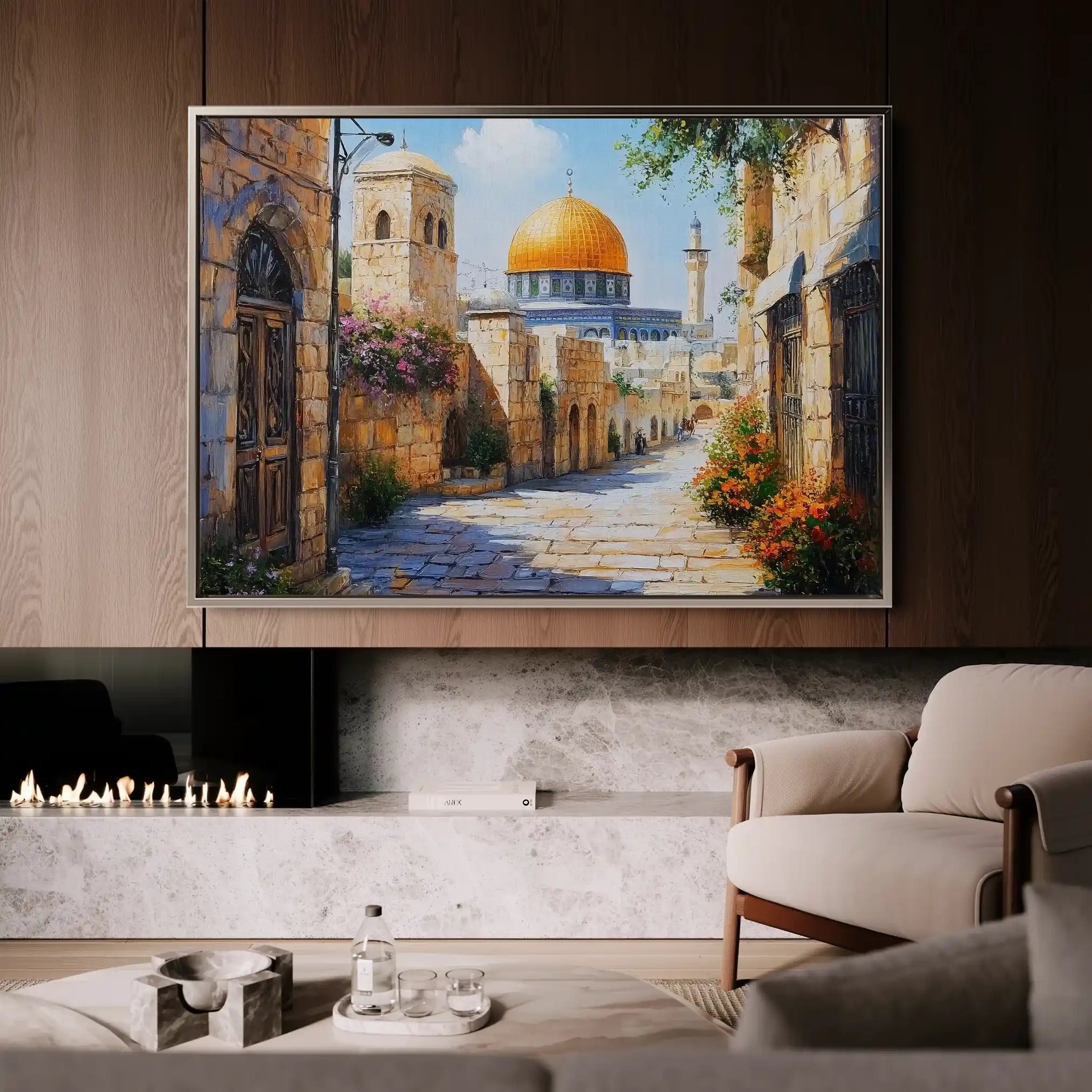 Palestine 013 Canvas Art 90 x 60 cm / Stretched on hidden frame
